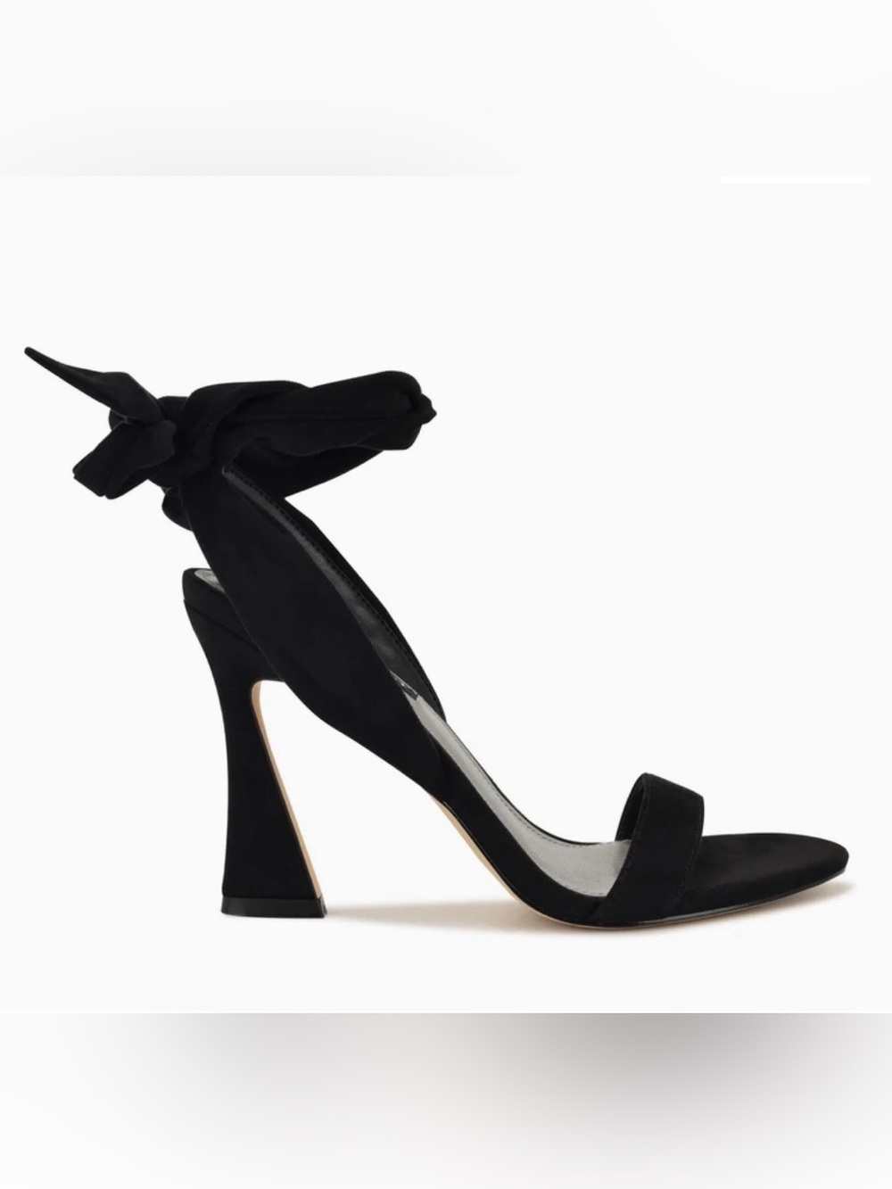 Nine West Kelsie Ankle Wrap Heeled Sandals
9.5 M Black Suede